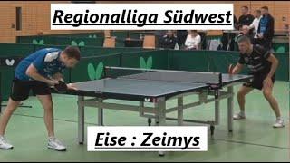 Regionalliga Süd-West | Der Stärkste Deutsche Spieler der LIGA ! K.Zeimys(2318TTR) : T.Eise(2230TTR)