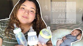 BOTTLE REVIEW | WHICH BOTTLE ARE BETTER? | DR BROWN | MAM | COMO TOMO BOTTLE 