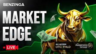 NVDA reports, BTC tests 100K - Benzinga’s Market Edge LIVE  + All Access | November 21st, 2024