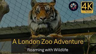 LONDON ZOO Walking Tour - England | Apr 2024 | 4K UHD #londonzoo