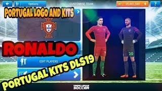 HOW TO IMPORT PORTUGAL LOGO AND KITS IN DREAM LEAGUE SOCCER 2019