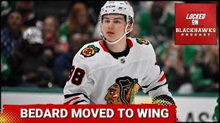 Chicago Blackhawks Move Connor Bedard To Wing vs. Kraken, + Alec Martinez Returns!