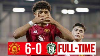 Manchester United 6 - 0 FC Zalgiris | Highlights | UEFA Youth League | 06-11-24