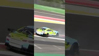 NICE SAVE!!!  #racing #spa #mercedes #spin #britsh #gt4 #gt3 #youtubeshorts #youtube #automobile