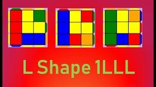 L shape 1 Look Last Layer algorithms