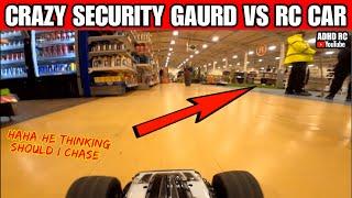 FPV RC Car In N Out vs Security Store Guard