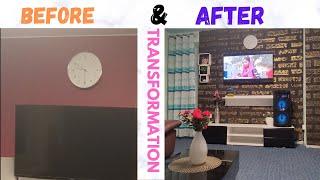 wall transformation DIY//special for eid// German side