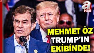 Türk doktor Mehmet Öz Trump'ın ekibinde! Mehmet Öz: ABD'yi yeniden "sağlıklı" yapacağım | A Haber