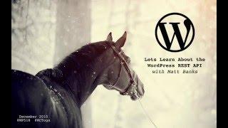 Lets Learn About the WordPress REST API