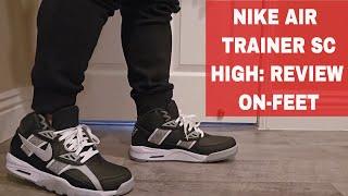 Nike Air Trainer SC High Review & On Feet Raiders Colorway 2023 HD 1080p