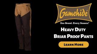 Gamehide Glimpse - Heavy Duty Briar Proof Upland Hunting Pants - 12T
