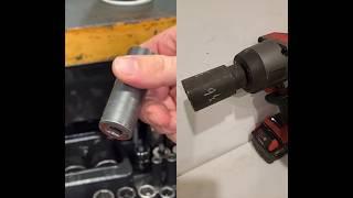 Impact socket tip. If you want to make life easier write the #