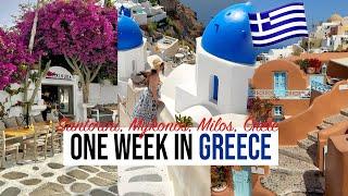 Exploring GREECE with Celestyal Journey Cruise | Santorini, Mykonos, Milos, Crete