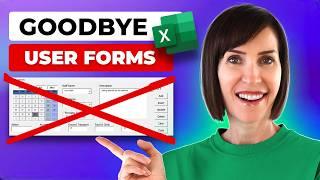 EASIEST Excel Data Entry Form in 2024 | No VBA Required