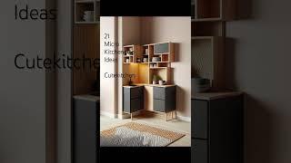 21 Micro Kitchenette ideas by Cutekitchen #cutekitchen #interiordesign #kitchen #kitchendesign