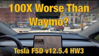 Can Tesla FSD Nail the Same Route 3 Times? Is Waymo Really 100X Better?