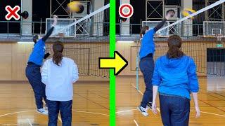 【Spike】Tips to help you hit the ball down!【volleyball】