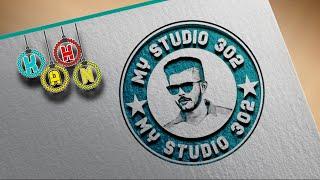 3d Mokup Logo Design for pixellab || How To Create Logo Design || My Studio 302