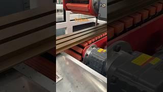 Fullwin PE WPC Profile Making Machine with Auto Cutting for Russian Customer. #wpc #pe #plastic