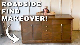 Found Curbside Dresser Makeover | How to Update A Dresser With A Failed Stain Finish