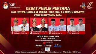 LIVE – Debat Publik Pertama Calon Walikota & Wakil Walikota Lhokseumawe Tahun 2024