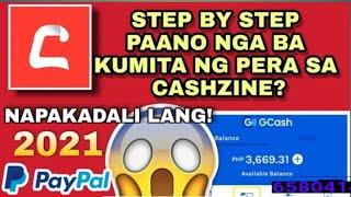 PAANO KUMITA SA CASHZINE/ KUMITA NG 400 PESOS HANGGANG 1200 A WEEK / FREE LEGIT PAYING APP