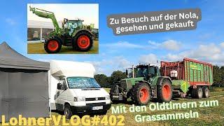 LohnerVLOG#402 Fendt Favorit 818 am Strautmann Terra Vitesse I Norla Messe I Fendt 620 I Messekauf