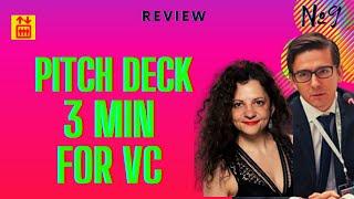 {Review Pitch Deck} 3 min for VC via Zoom #9 | iLIFTTV