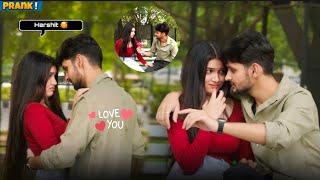 ROMANTIC PRANK ON RUHI कर दी KISS ️|| Ruhi को || Harshit Prank Tv