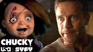 Lucas Wheeler Comes Face-To-Face With Chucky | Chucky TV Series (S1 E7) | USA Network & SYFY