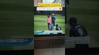 NEPAL BEATS SCOTLAND IN CWC LEAGUE 2 | 2025 #cricket #nepali #cardiackids Final moments