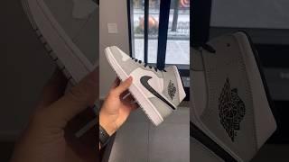 Jordan 1 Mid Light Smoke Grey #nike #shoes #jordans #jordan1 #new #grey #dunks #sneakerheads #viral