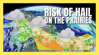 Large Hail Threat Hits The Prairies Wednesday | #forecast