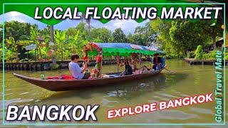 Bangkok Local Floating Market Khlong Lat Mayom  Thailand