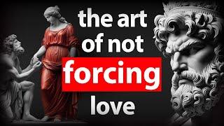 NEVER BEG for LOVE and have everything NATURALLY - The Art Of Not Forcing Love | Stoicism