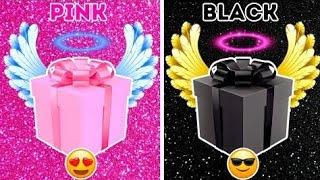  Choose YOUR GIFT  Girls Edition! | Black  vs Pink 🩷