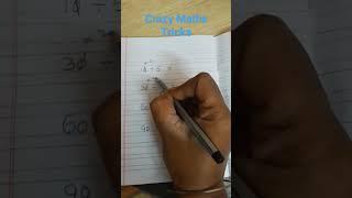 Crazy and fast Division   | #Tips and #Tricks with #Sangeetha #tipsandtricks