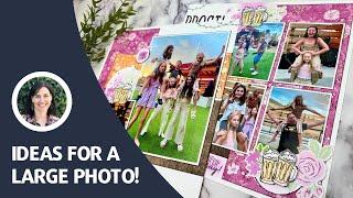 How to Print and Use a Large Photo for Scrapbooking | Scrapbook Idea