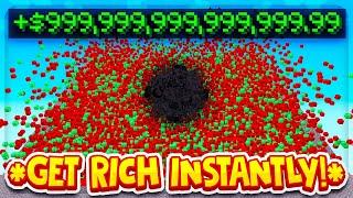 FINDING THE BEST STRAT TO *INSTANTLY* BECOME RICH! | Minecraft Prison | MineLucky