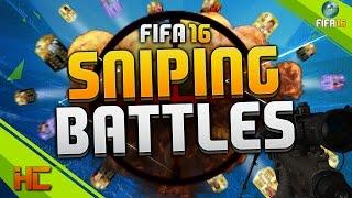 FIFA 16 UT - SNIPING BATTLES VS @IHAZCARROT (FUT SNIPING CHALLENGE)