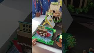 Types of Houses # School Project# Craft exhibition# subscribe # al@Taruna-Mimo-20-23