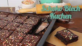 SUPER SAFTIGER SCHOKO BLECH KUCHEN | GEBURTSTAGSKUCHEN