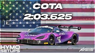 ACC Hotlap | McLaren 720s GT3 EVO @ COTA | v1.10.2 | Assetto Corsa Competizone