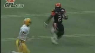 CFL Ian Smart Punt Return vs. EDM