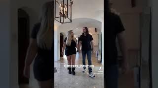 Size comparison between Trisha Paytas and fiance Moses Hacmon