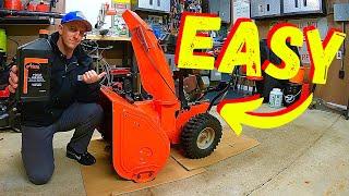 HOW TO CHANGE SNOWBLOWER OIL FOR BEGINNERS