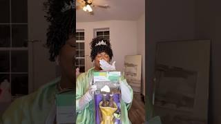 Unboxing Tiana dressed as Princess Tiana