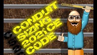 Conduit Sizing - 2021 CE Code