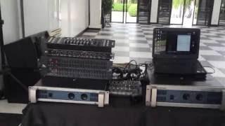 Tosunra p9500s & p5000s testing at Amara Clubhouse Small Dream Sound System Cebu