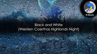 Black and White - FFXIV: Heavensward [8hrs Rain/Thunder]